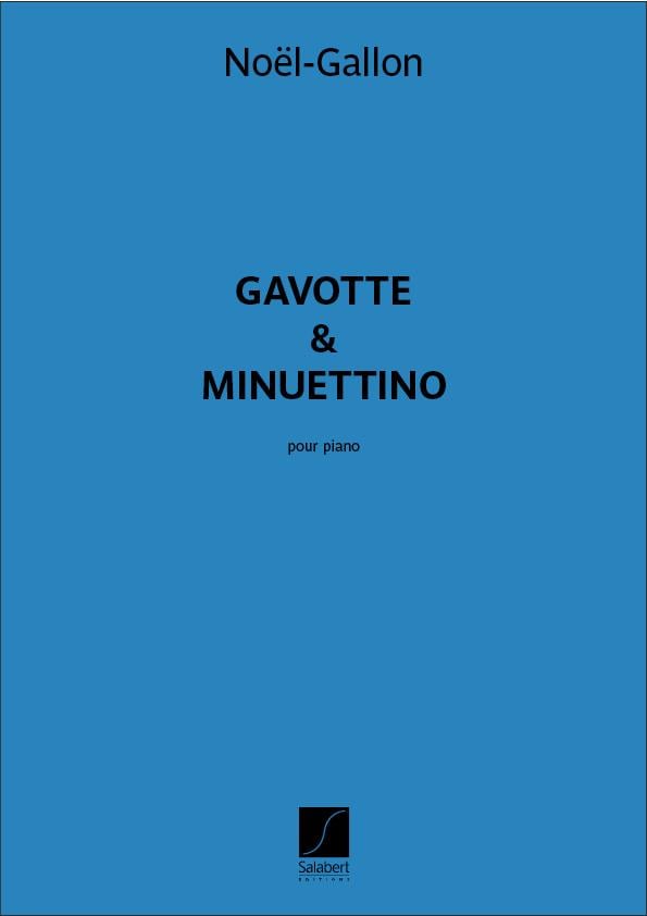 Gavotte Et Minuettino Piano